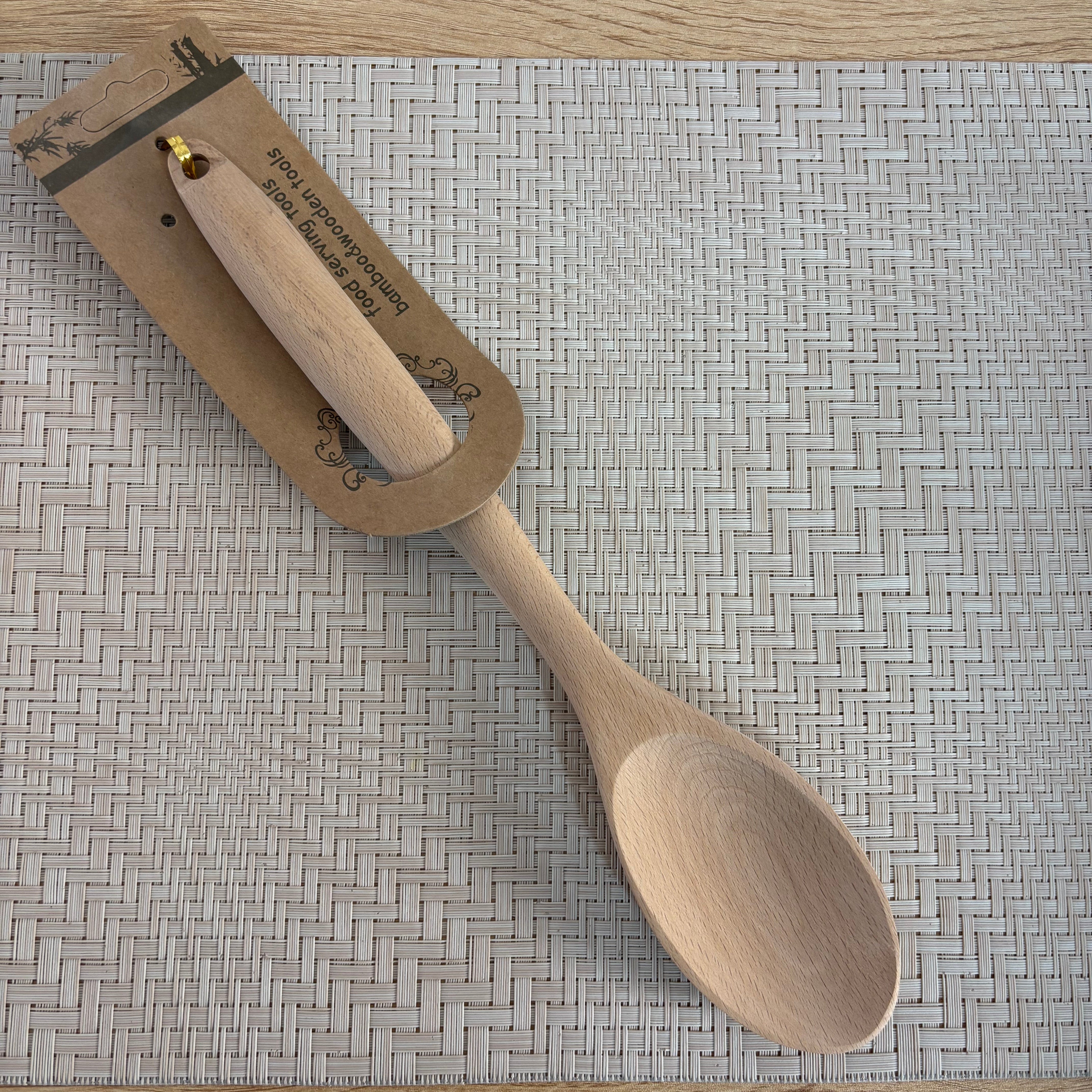 Bamboo wood spoon
