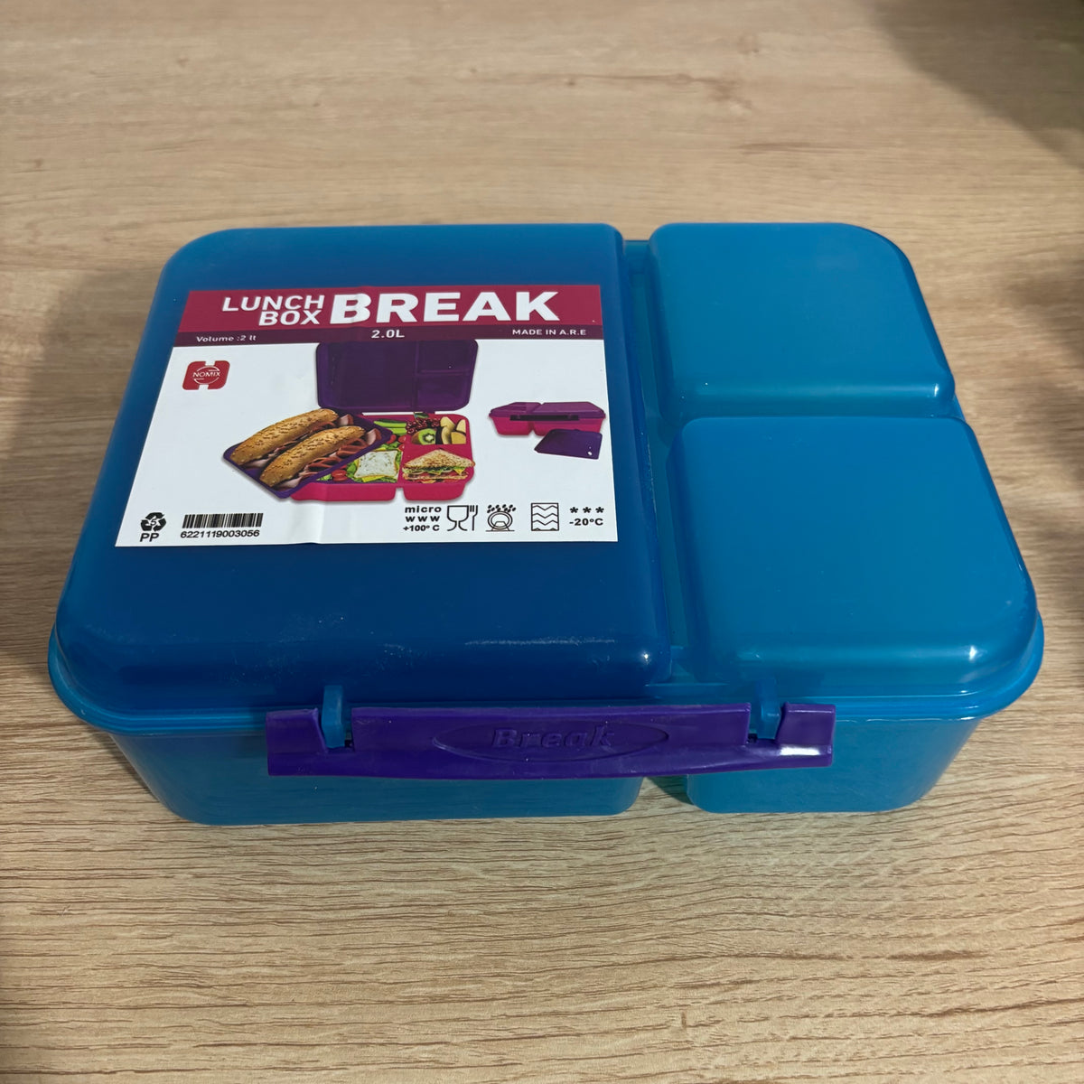 Lunch Box with bottle+ Silicone Brush(gift)
