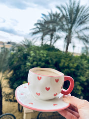 مج heart بالطبق