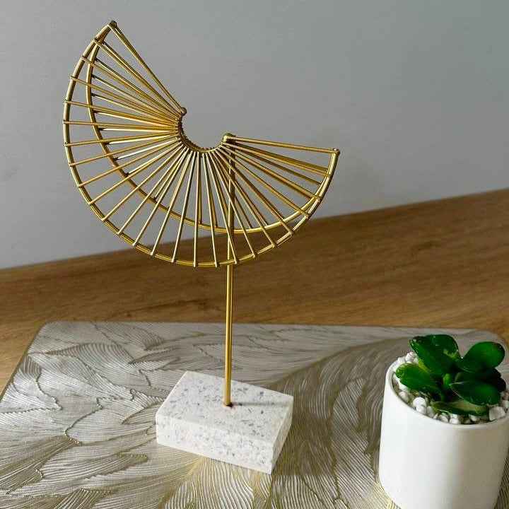 Gold Semi-Circle Decor
