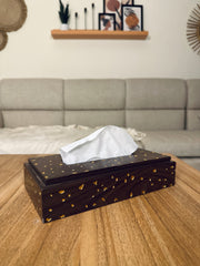 حامل مناديل خشب