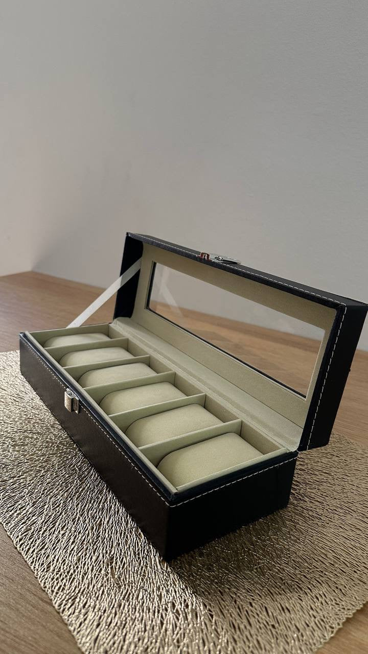 منظم ساعات جلد 6 خانه