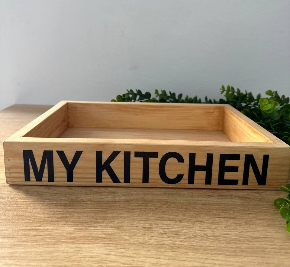 صينية خشب My Kitchen