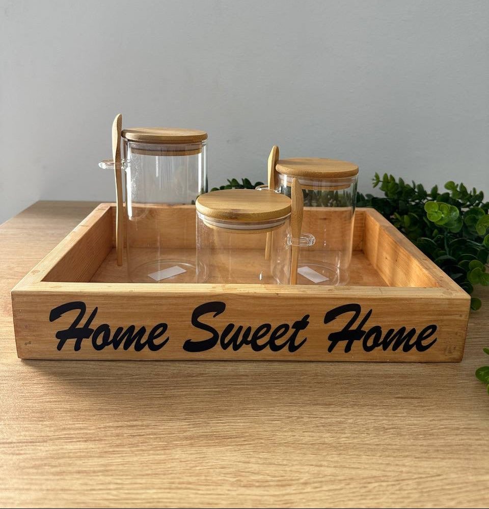 طقم برطمانات زجاج محكم الغلق