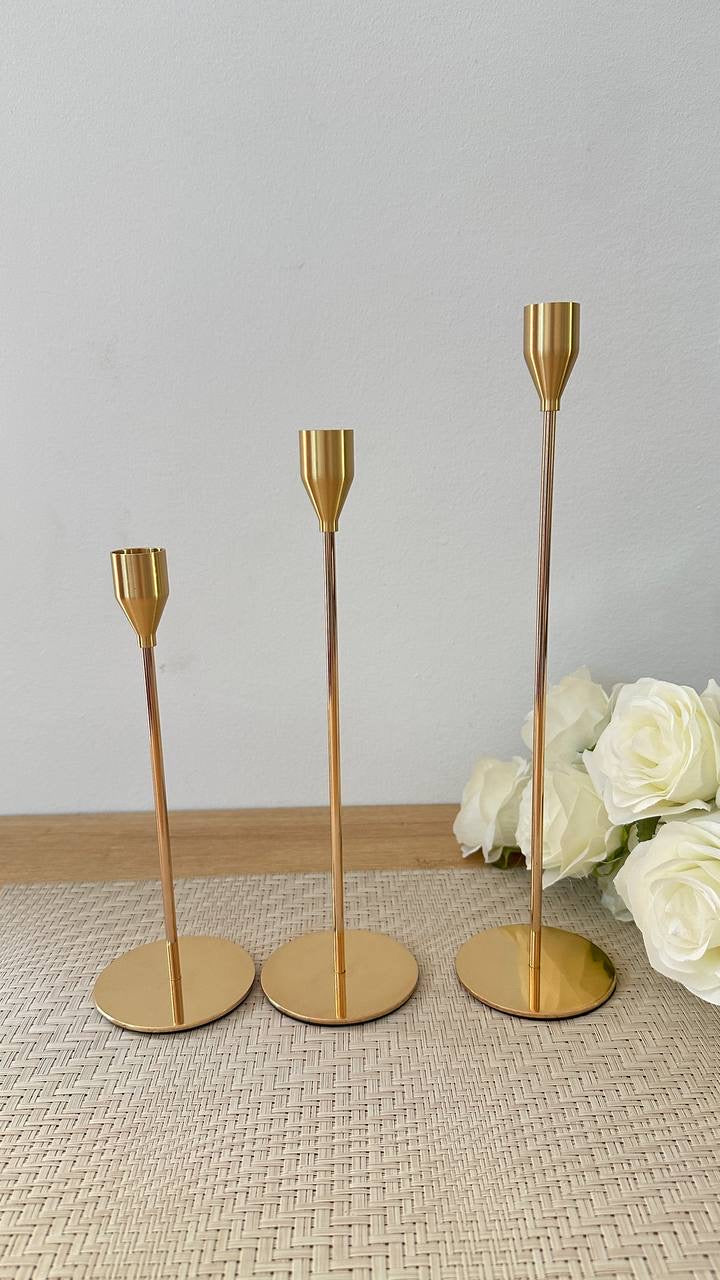 Candle holders Gold
