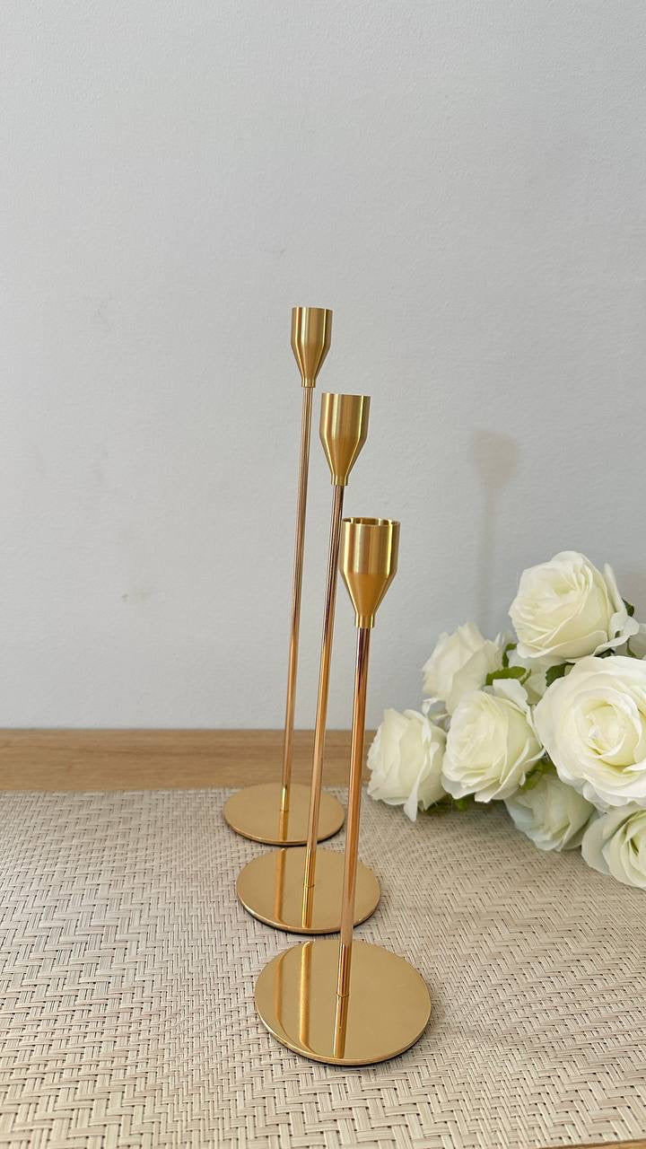 Candle holders Gold