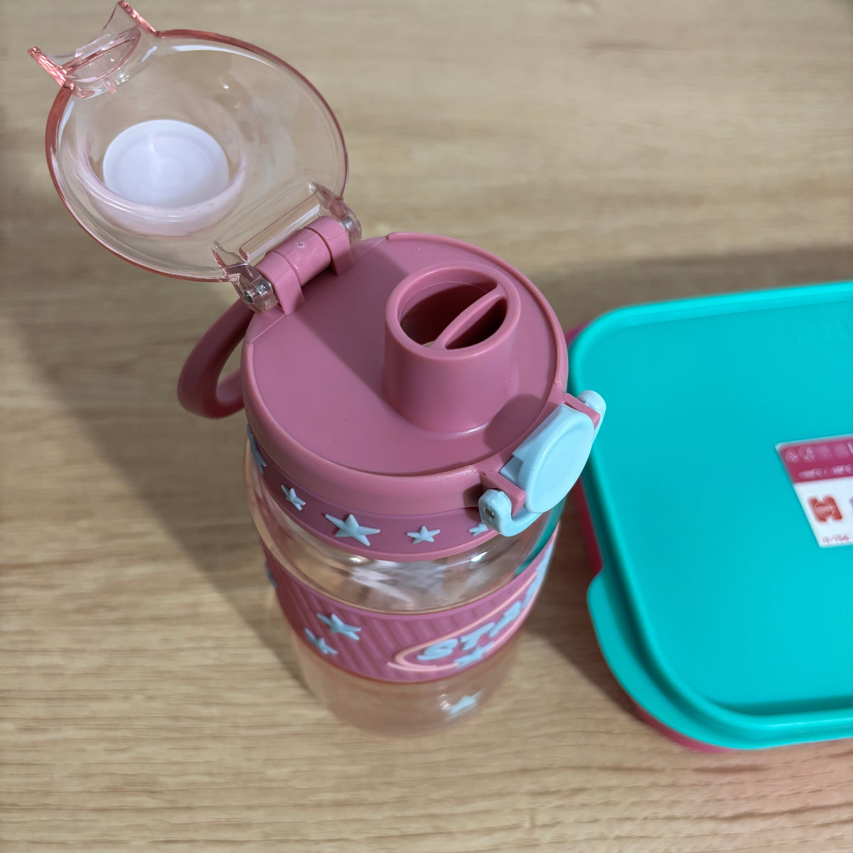 Lunch Box with bottle+ Silicone Brush(gift)