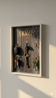 منظم مفاتيح خشبي