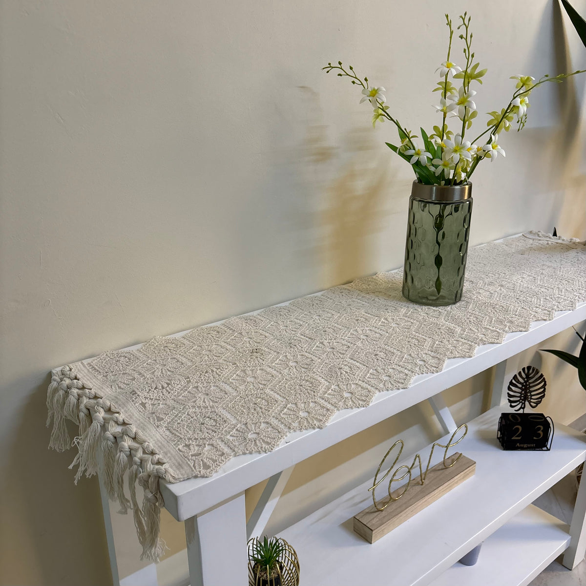 Macrame Table Runner