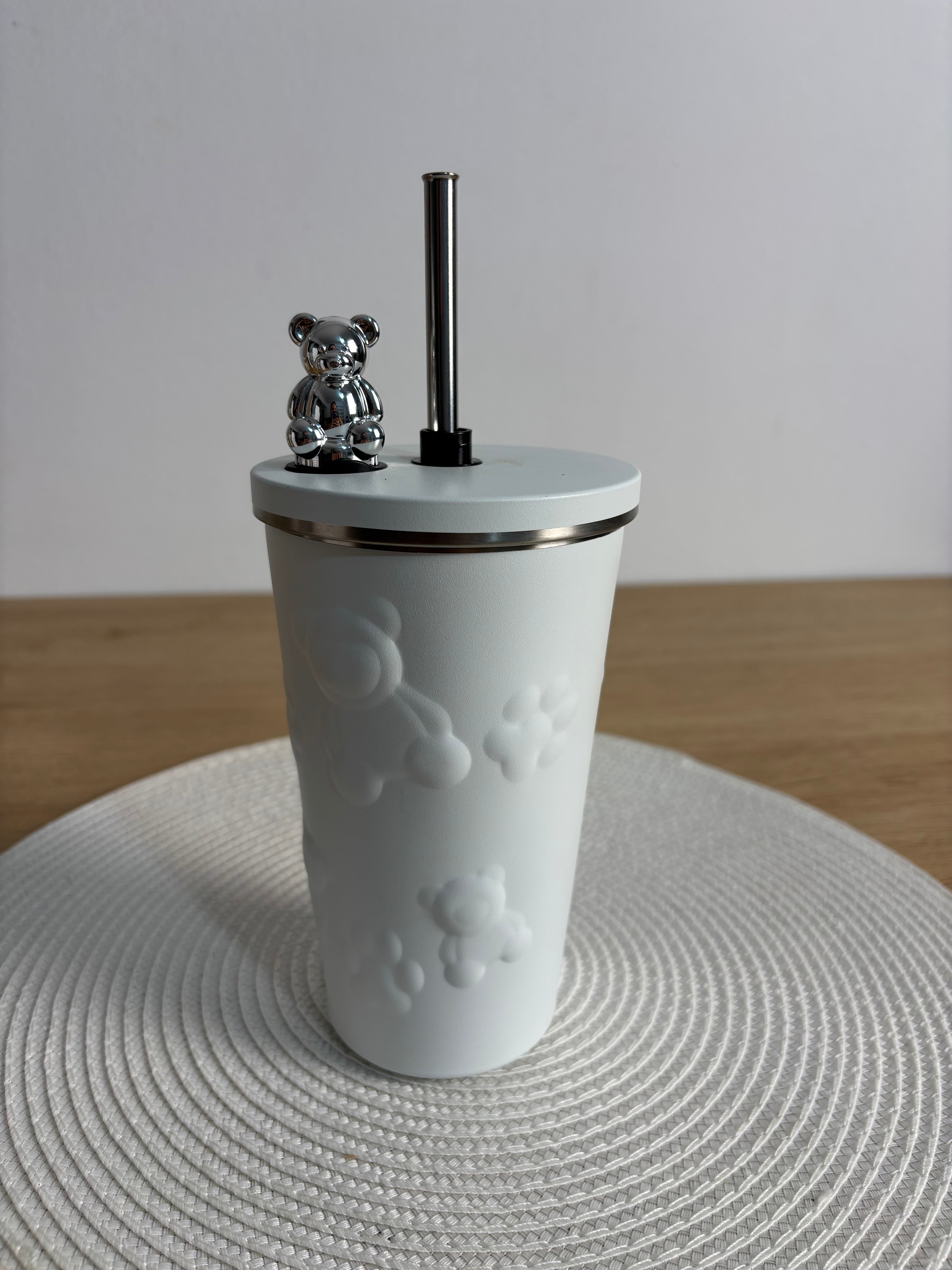 كوب استيل ابيض