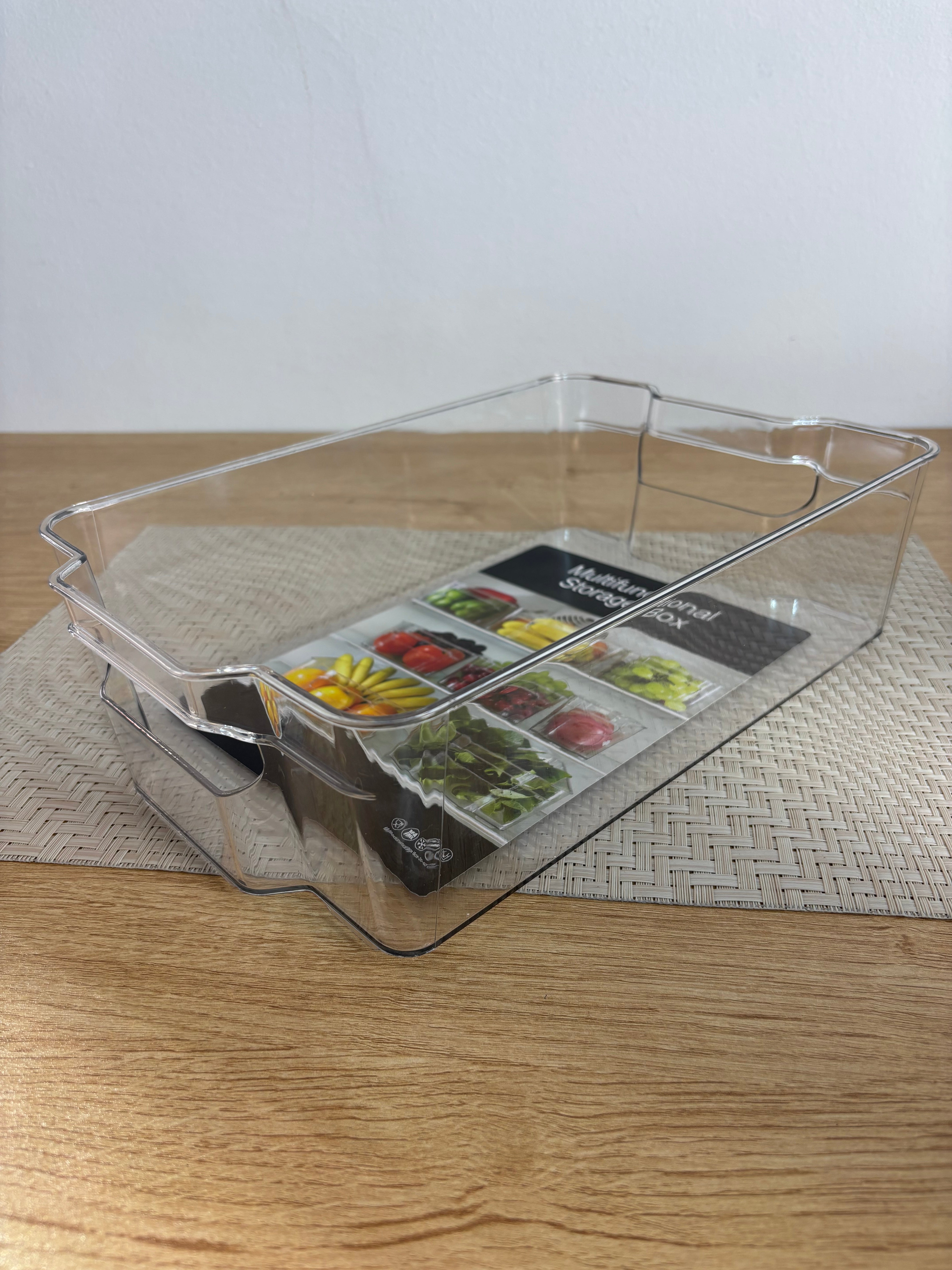 منظم تلاجة اكريليك شفاف