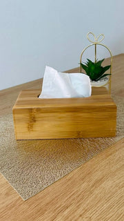 حامل مناديل خشب