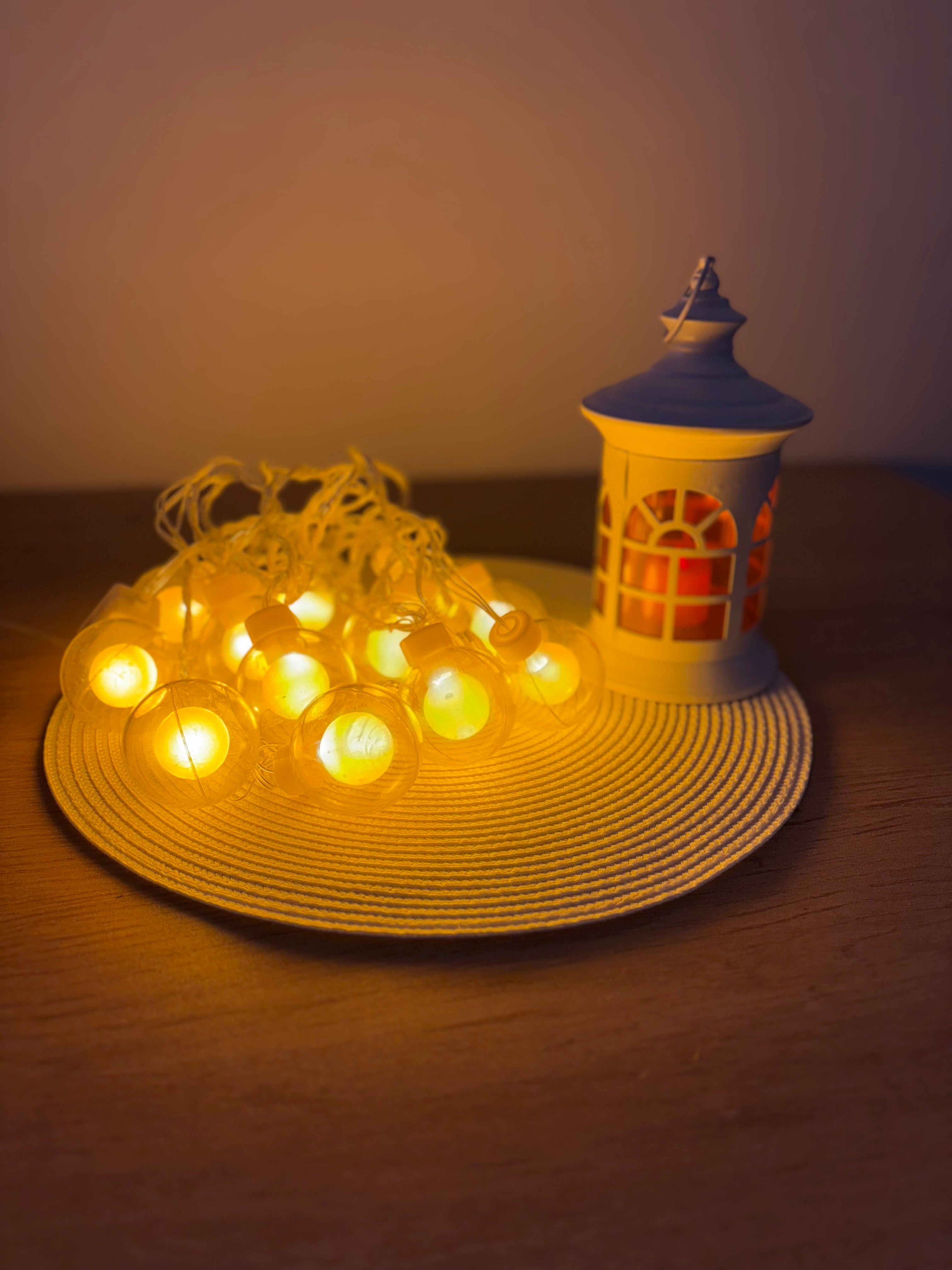 حبل لمبة مضئ فانوس (gift)