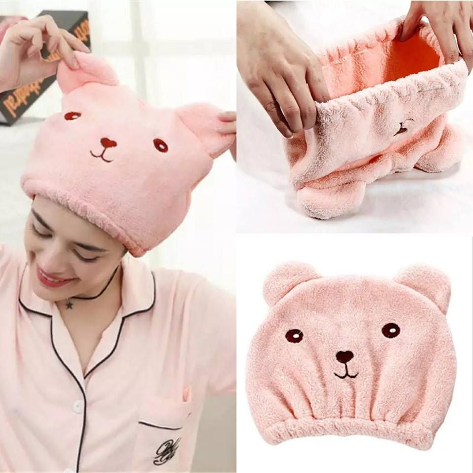Sided Microfiber Hair Towel + FREE Hair Bonnet