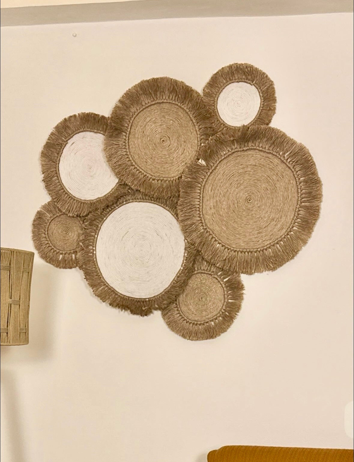 7 كوستر مكرمية + دبل فيس