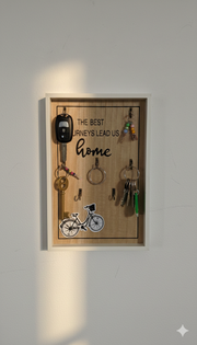 منظم مفاتيح خشبي