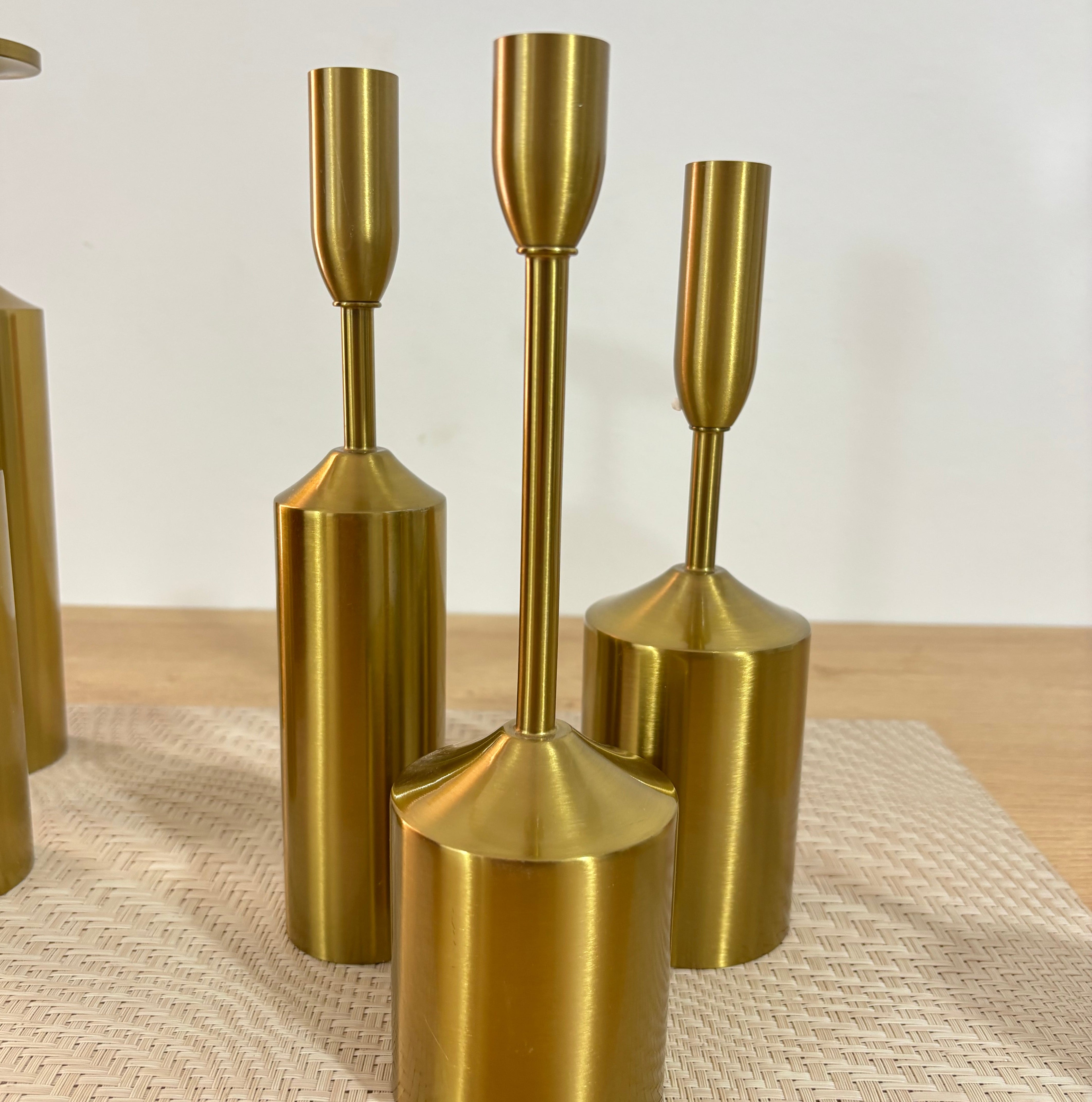 Stanless Candlestick Set