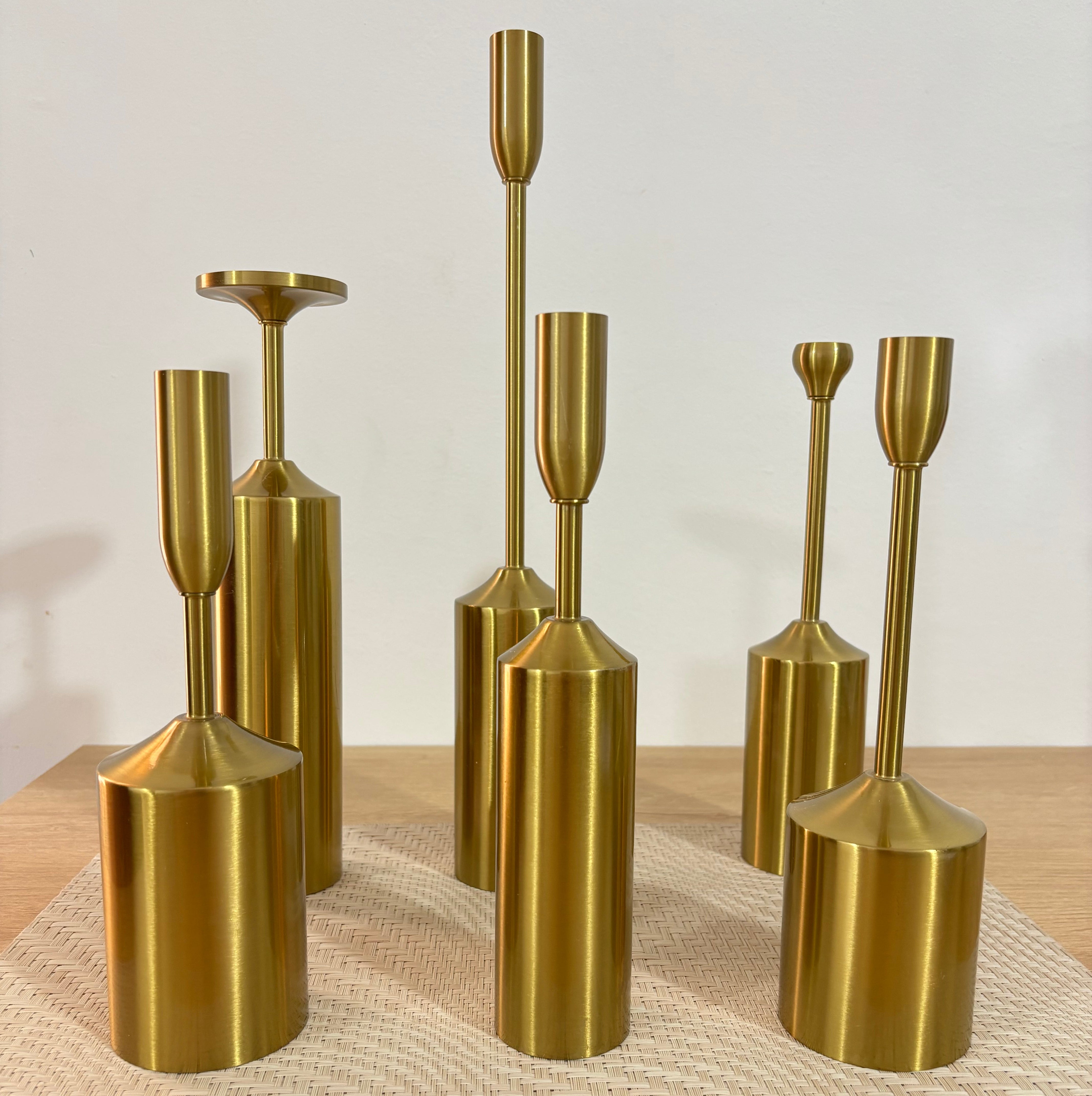 Stanless Candlestick Set