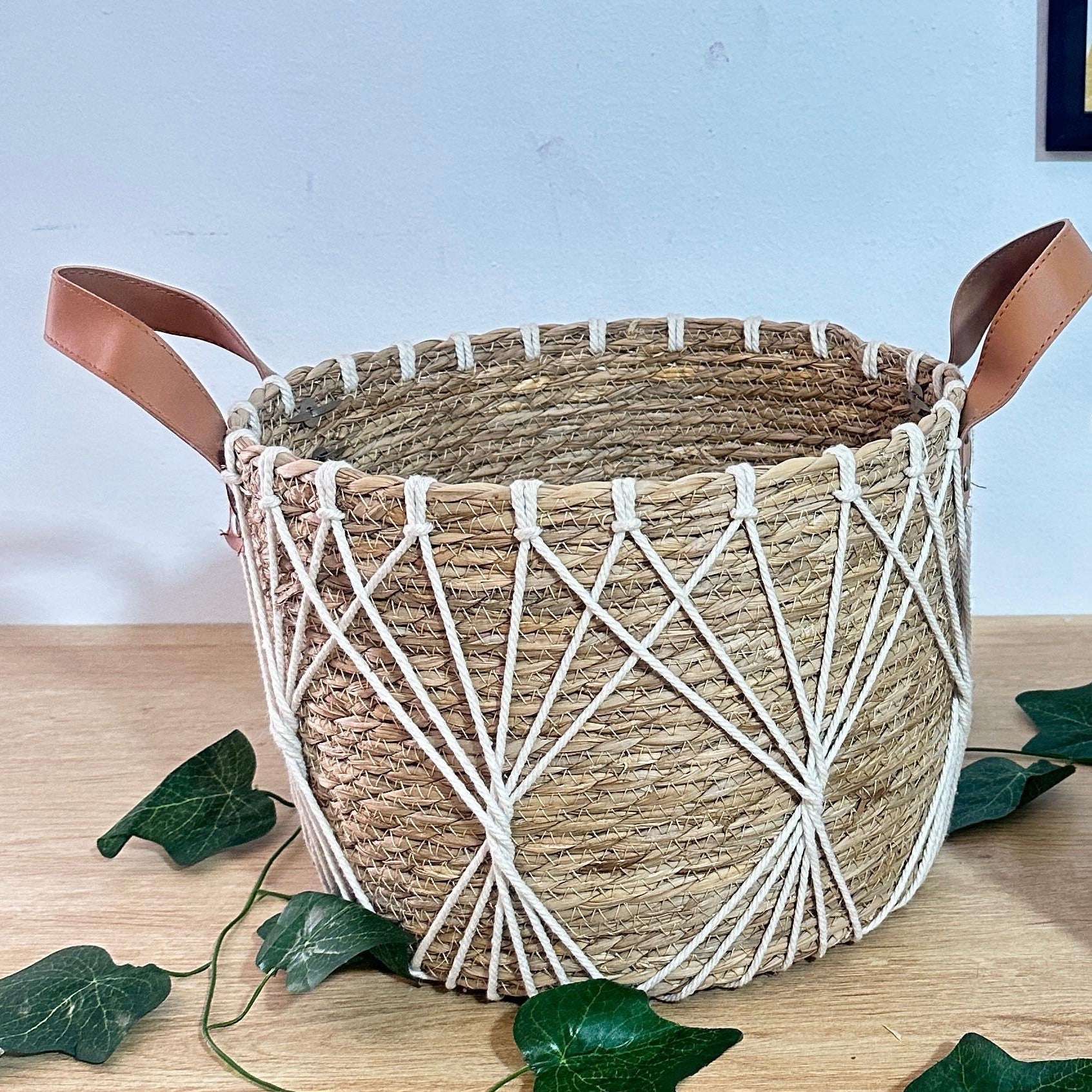 Boho decor plant pot