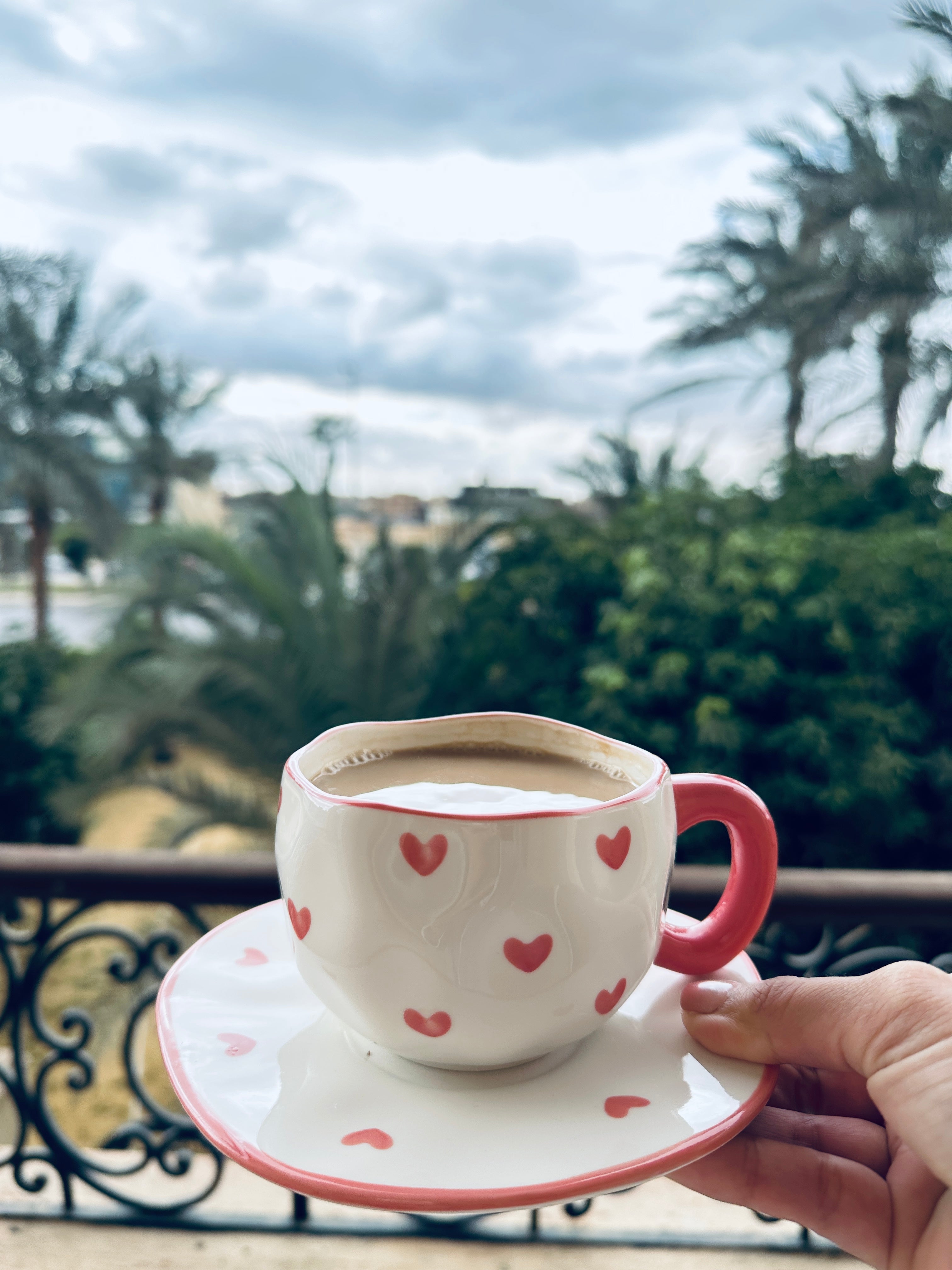 مج heart بالطبق