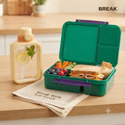 Lunch Box with bottle+ Silicone Brush(gift)