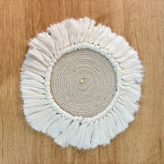 Two pieces of Makrami Coaster size 25