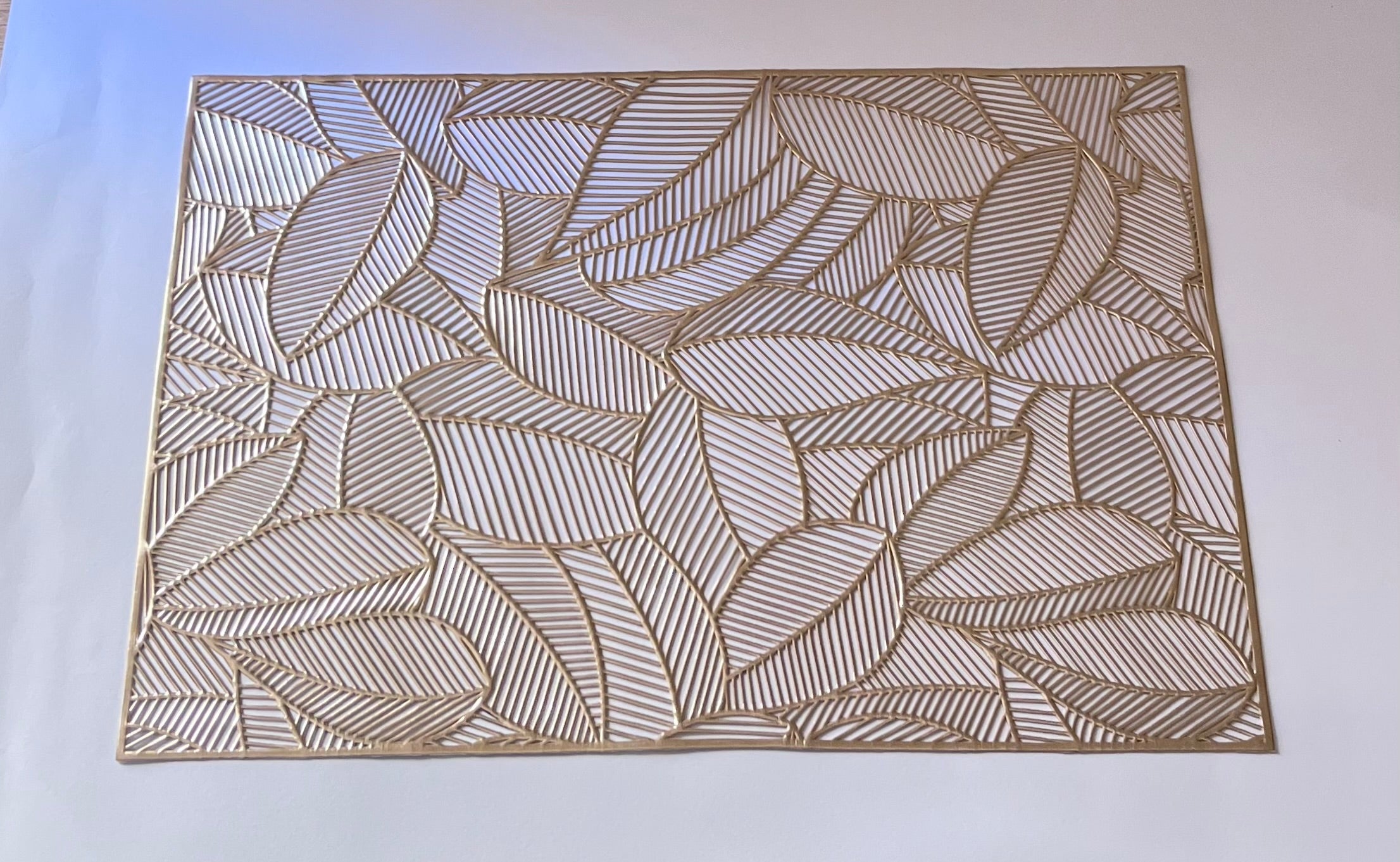 طقم كوسترز جلد مربع ورق شجر