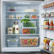 Set of refrigerator boxes with lid + stretch bags (gift)