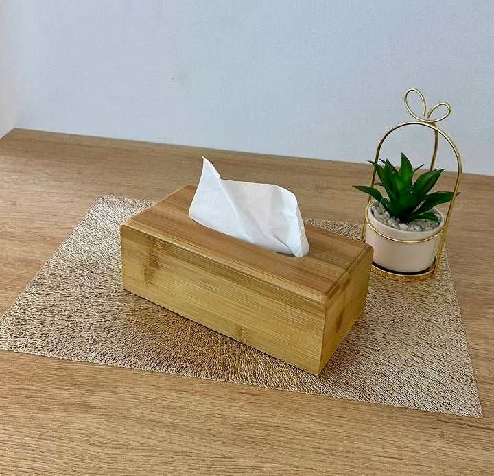 حامل مناديل خشب