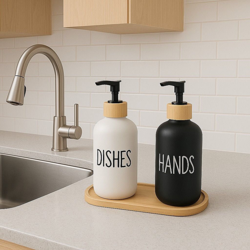 ديسبنسر صابون زجاج