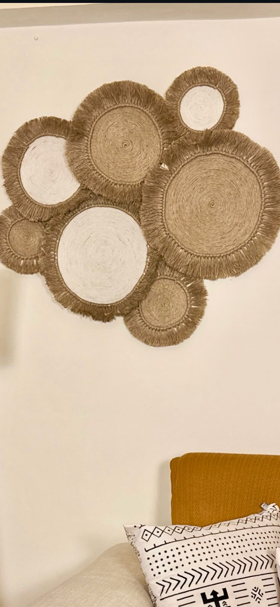 7 كوستر مكرمية + دبل فيس