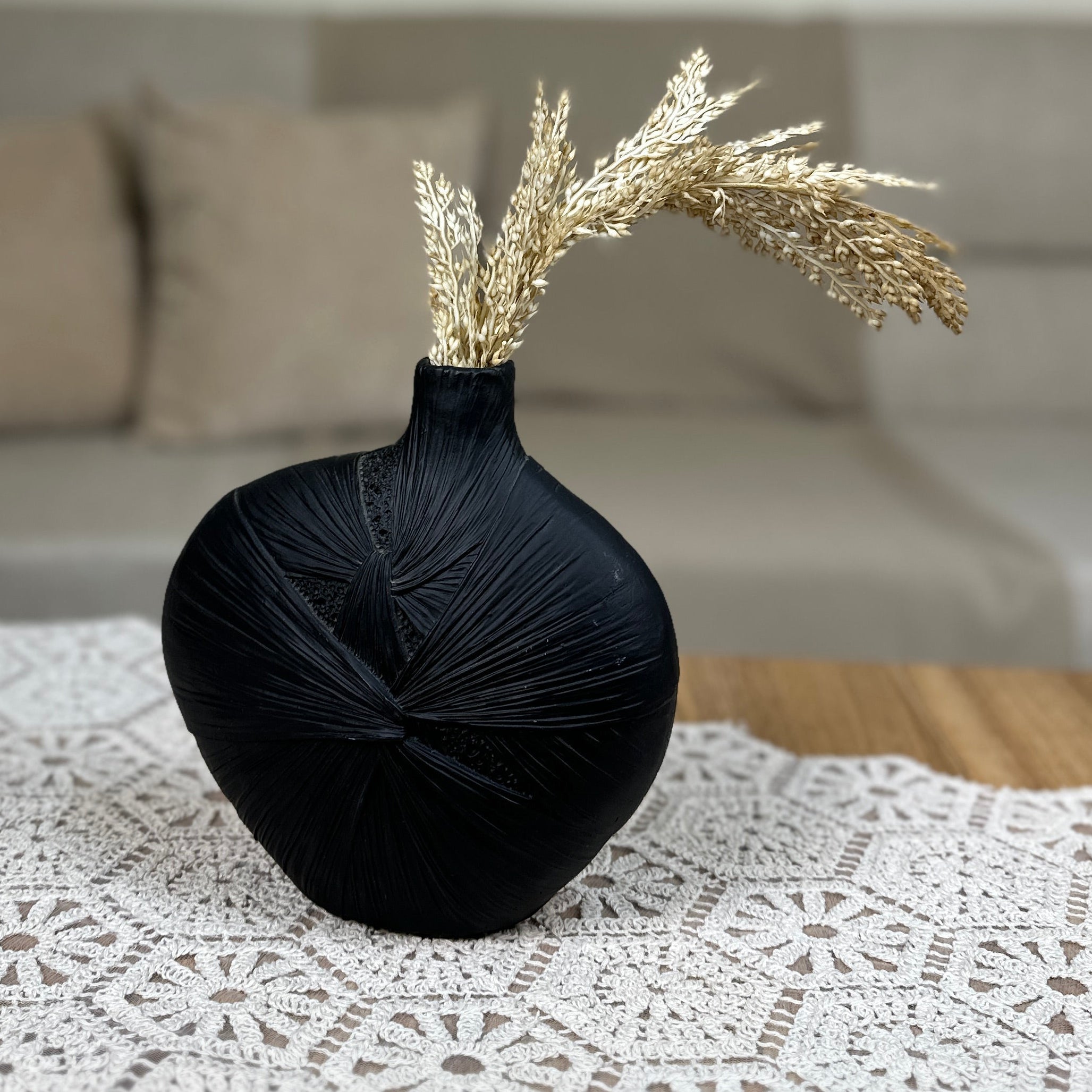 Resin vase