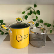 Tefal 3L Duck Roasting Pot with Basket and Glass Lid