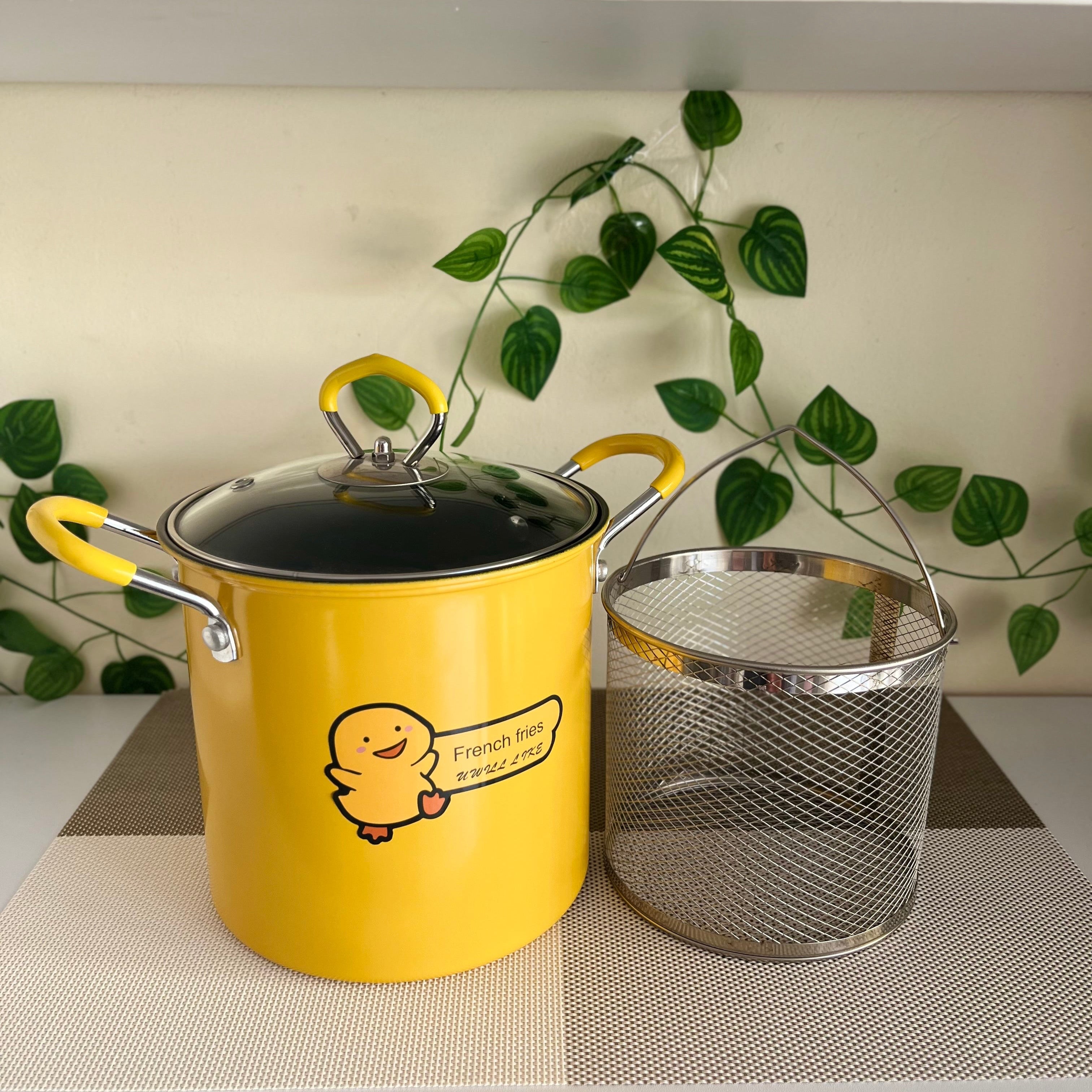 Tefal 3L Duck Roasting Pot with Basket and Glass Lid