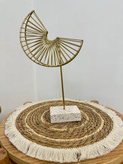 ديكور نص دائري جولد