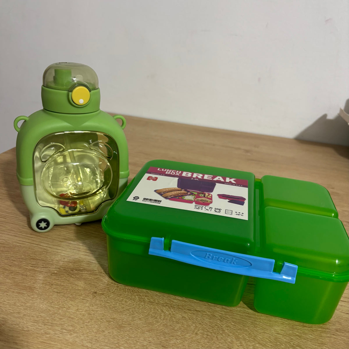Lunch Box with bottle+ Silicone Brush(gift)