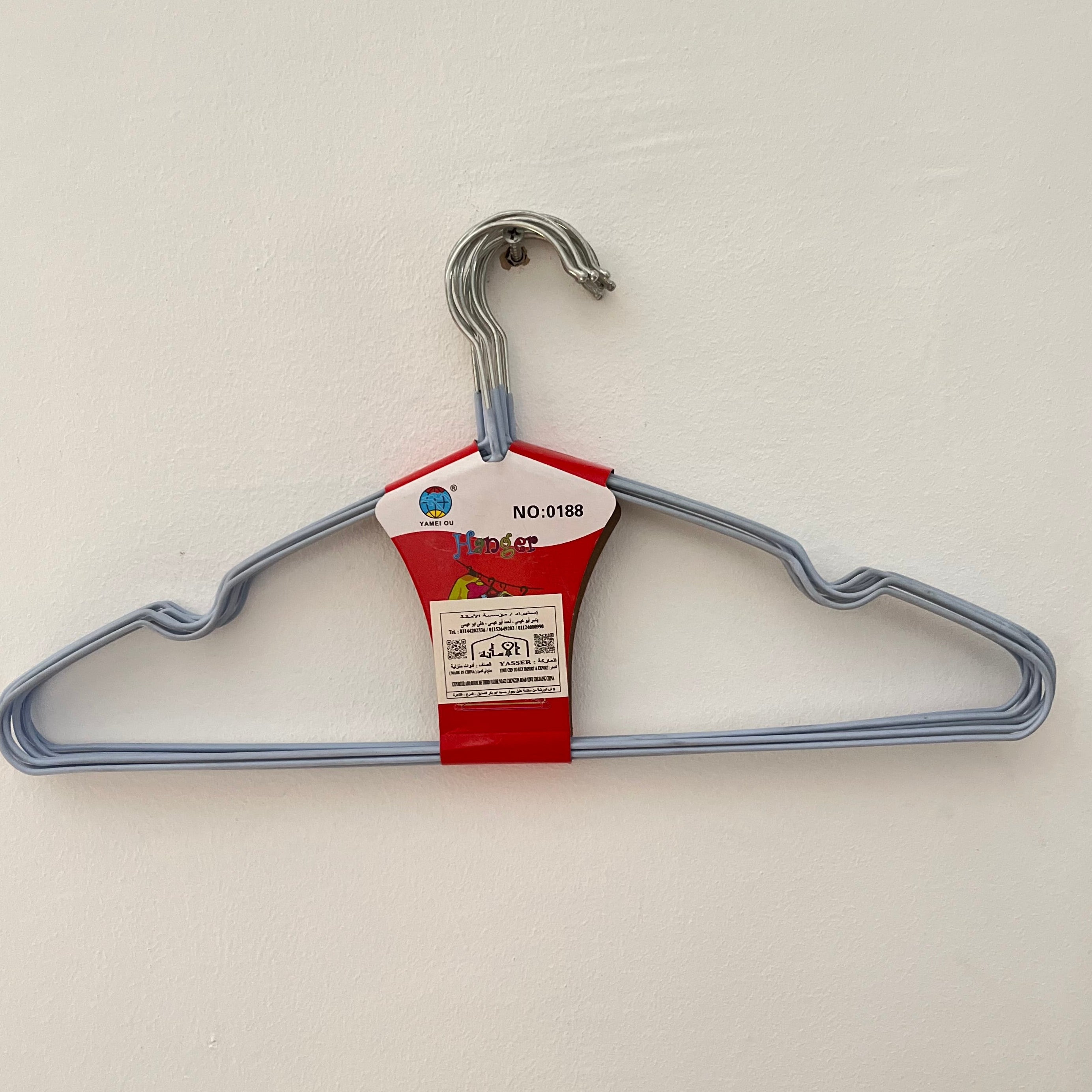 (3-Set ) Non-Slip Metal Hangers – Silicone
