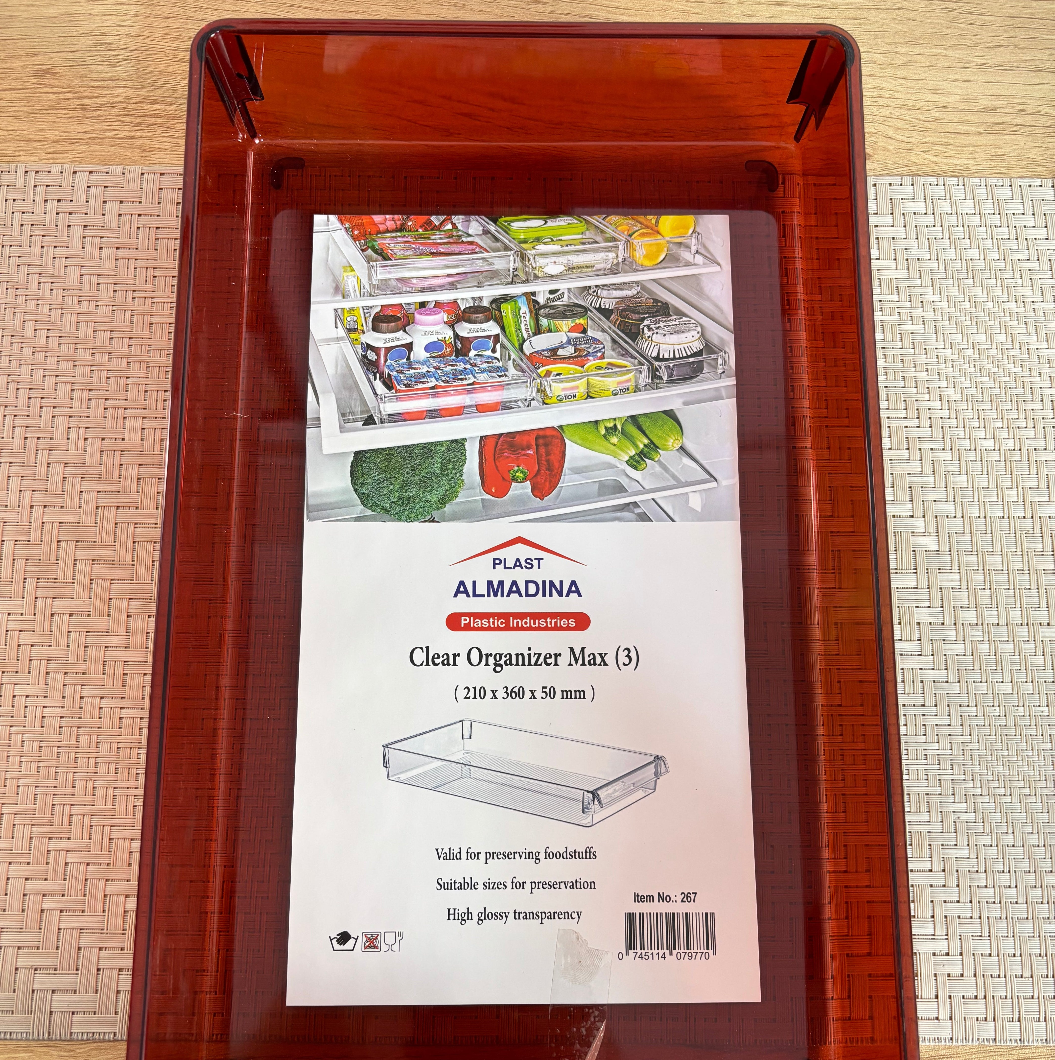 Fridge Organisers Bins  (buy 1 get 1 free)