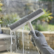 Silicone Squeegee with Long Handle for Window and Shower Cleaning