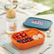 Lunch Box with bottle+ Silicone Brush(gift)