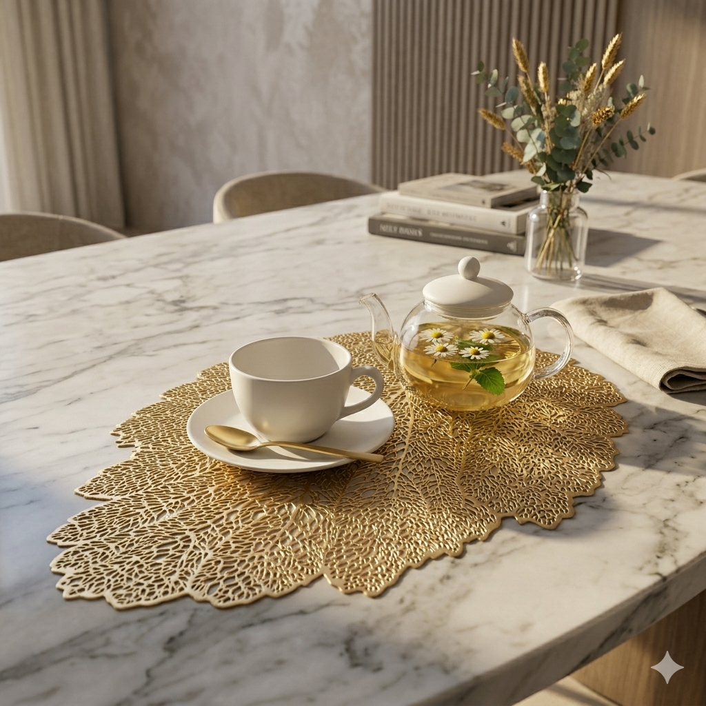 Leaf Coasters Set