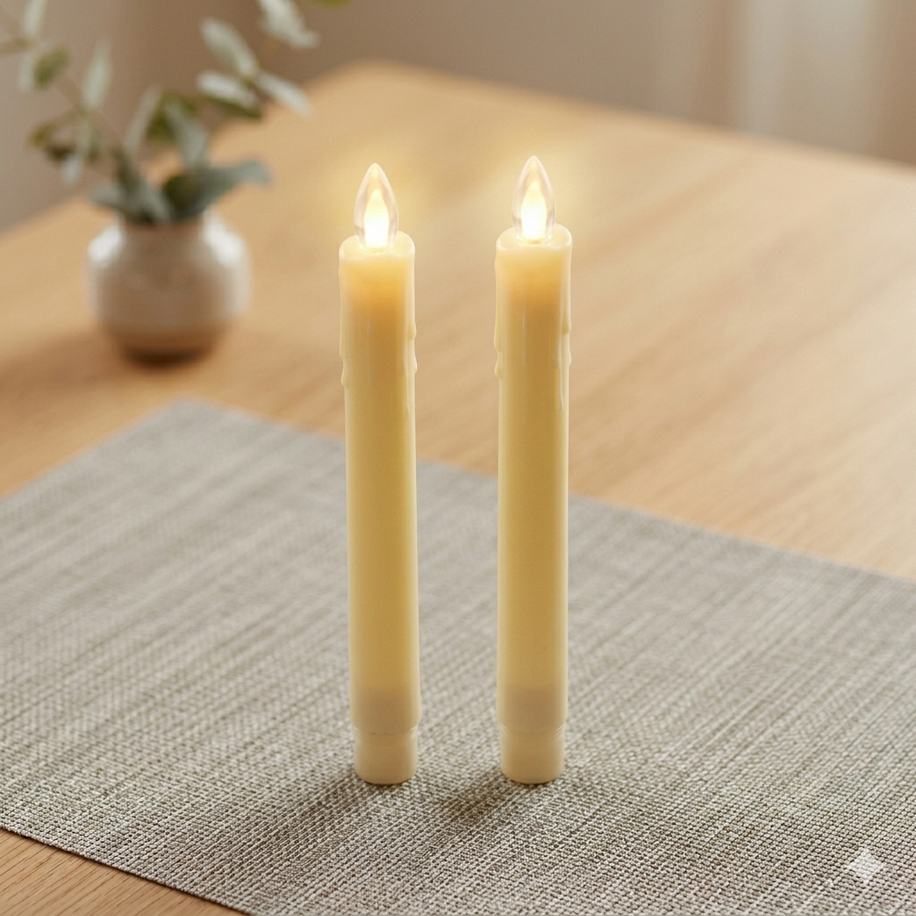 Flameless LED Taper Candles