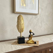 The Gilded African Feather Set