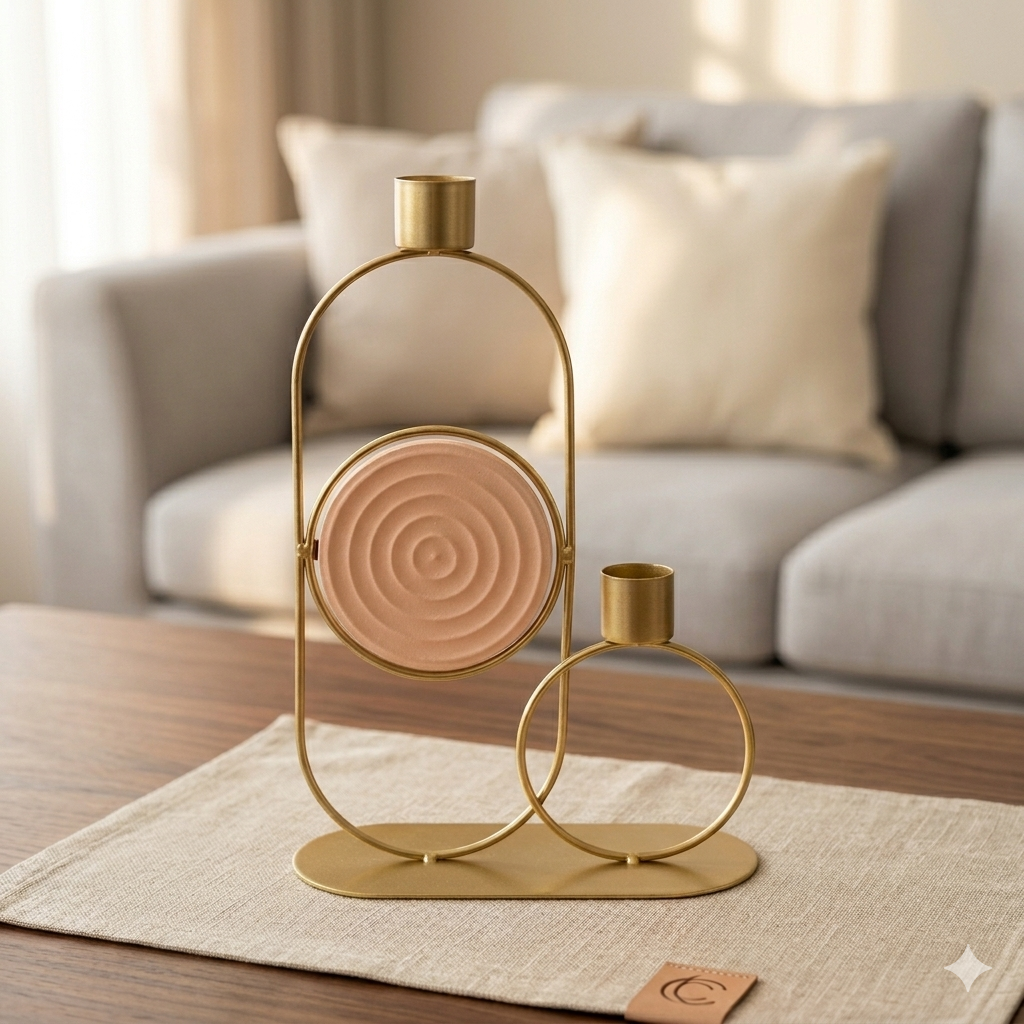Candle Holder + Acrylic Candle (Gift)