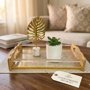 Gold Resin Tray set