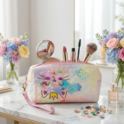 Compact Rectangular Makeup bag