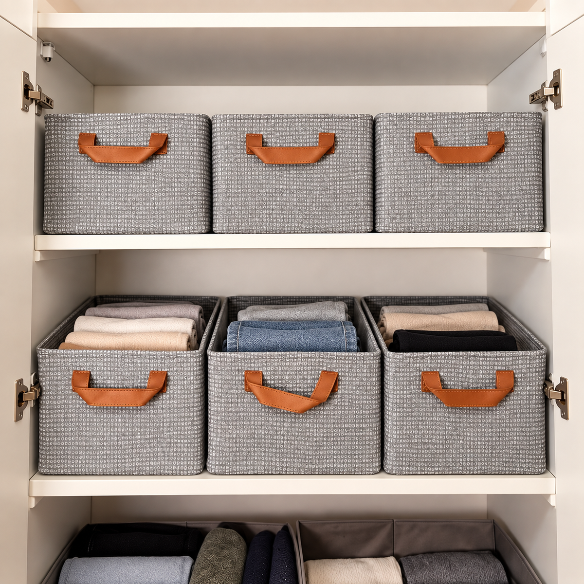 Fabric Clothes Organizer( buy 3 for 495)