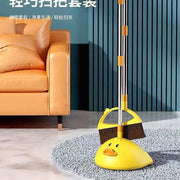broom and dustpan
