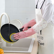 "Pair of Long Sleeve Dishwashing Gloves