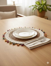 كوستر خوص ملون